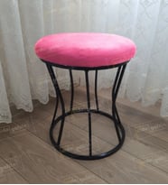 Kum Saati Düz Makyaj Pufu Kara İnci (Pembe)