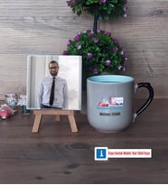 Fen ve Teknoloji Öğretmeni Fotoğraflı Dekoratif Taş, Kupa Bardak Beyaz Hediye (Model 10)