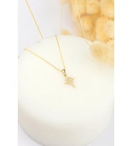 14K Cielo Altın Kolye (Rose)