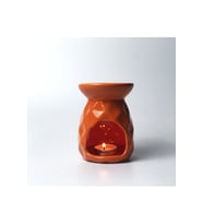 Ananas Model Buhurdanlık ve Tealight Mum (Turuncu)