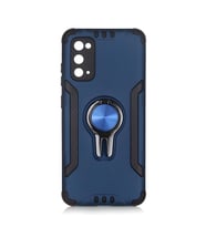 Galaxy S20 Kılıf Stand Olma Özellikli Araç Tutuculu Ko ko Kılıf (Lacivert)