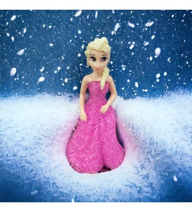 Karlar Prensesi Frozen Elsa Led Işık (Pembe)