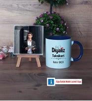 Diyaliz Teknikeri Fotoğraflı Dekoratif Taş, Kupa Bardak Beyaz Hediye (Model 3)