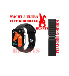 Akıllı Saat WATCH 8 Ultra Philips Uyumlu Konuşma Özellikli (Siyah)