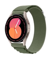 Samsung Galaxy Watch 4 40-42-44-46mm Uyumlu 20mm Frost Alpine Loop Kordon (Haki)