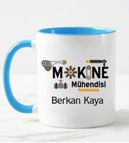 Makine Mühendisi Kupa Bardağı (Mavi)