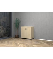 Vena Tam Kapak Ofis Dosya Dolabı 80x35x81cm (Akçaağaç Rengi )