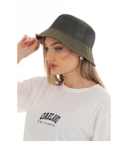 Fileli Kova Balıkçı Kova Şapka (Haki)
