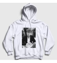 Presmono Unisex Beyaz Magnus Carlsen Büyükusta Satranç Kapüşonlu Sweatshirt 424293tt (Beyaz)