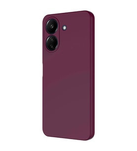 Xiaomi Redmi 13C Kılıf Mara Lansman İç Yüzeyi Kadife Kılıf (Koyu Mor)