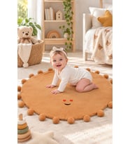 80 Cm Bebek Oyun Halısı (Kahverengi)