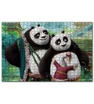 Cakapuzzle Li Shan Ve Po İle Kung Fu Panda Görseli  Puzzle Yapboz MDF (Ahşap) (255 Parça)