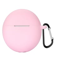 Microsonic Oppo Enco Buds 2 Mat Silikon Kılıf Siyah (Pembe)