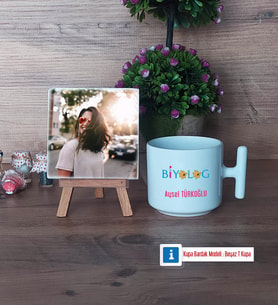 Biyolog Fotoğraflı Dekoratif Taş, Kupa Bardak Beyaz HediyeBiyologa Hediye (Model 12)