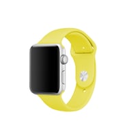 BİPOWER Apple Watch 42-44mm Classic Silikon Kordon (Sarı)