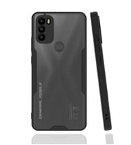 General Mobile 21 Plus Kılıf Kamera Korumalı Arkası Şeffaf Silikon (Siyah)
