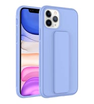 Apple iPhone 11 Pro Kılıf Zore Qstand Katlanabilir Standlı Kılıf (Lila)