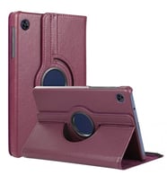 Honor Pad X8 Uyumlu 10,1 inç Döner Standlı Tablet Kılıfı (Mor)