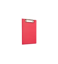 Kapaklı Sekreterlik A4 Pvc 100 Yaprak Kapasiteli Clip Board 23,5x32 cm (Kırmızı)