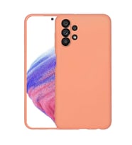 Samsung Galaxy A73 Kılıf Özel Orijinal Lansman Serisi, İçi Kadife, Pürüzsüz Yumuşak ve Mat TPU Silikon (Turuncu)