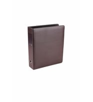 Evrak Sunum Tanıtım Firma Klasörü 7 cm 2 Halkalı A4 520 Yaprak Kapasiteli Ring Binder File Vegan 28x32 cm (KAHVE)