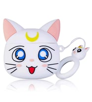 Microsonic AirPods 1. Nesil / 2. Nesil Kılıf Cartoon Figürlü Silikon Crtn-Fgr-Tthlss (Beyaz)
