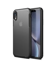 Microsonic Apple iPhone XR Kılıf Frosted Frame (Siyah)