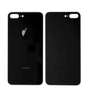 iPhone 8 Plus Arka Kapak Batarya Kapağı Yüksek Kalite (Siyah)