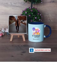 İş Güvenliği Uzmanı Fotoğraflı Dekoratif Taş, Kupa Bardak Beyaz Hediye (Model 3)