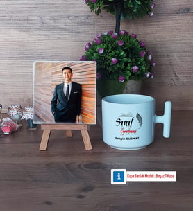 Sınıf Öğretmeni Fotoğraflı Dekoratif Taş, Kupa Bardak Beyaz Hediye (Model 12)