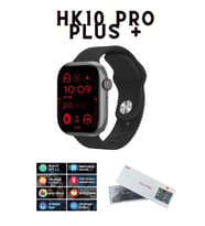 HK10 Pro Plus + Amoled Ekranlı 2 GB Dahili Depolamalı Galeri/Ses Kayıt/ChatGPT Destekli Akıllı Saat (Siyah-Siyah)