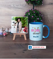 Özel Eğitim Öğretmeni Fotoğraflı Dekoratif Taş, Kupa Bardak Beyaz Hediye (Model 4)