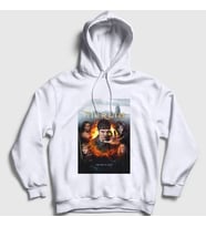 Presmono Unisex Beyaz Merlin Dizi Kapüşonlu Sweatshirt 428523tt (Beyaz)