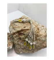 Şahinbey Hardal Taşlı Tesbih Püskülü (Sarı)
