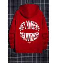 Dont Hoodie Sweatshirt (A.Kırmızı)