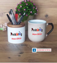 Psikolog Kalemlik, Kupa Bardak T Kişiye Özel Hediye (Model 2)
