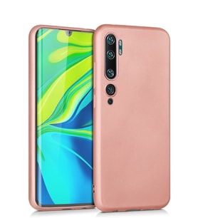 Microsonic Matte Silicone Xiaomi Mi Note 10 Pro Kılıf (Rose)