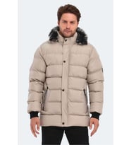 Slazenger ST23JE027 Heck Erkek Kapüşonlu Şişme Mont  - Slazenger - Siyah (Taş)
