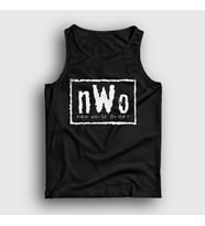 Presmono Unisex Beyaz New World Order Wrestling Güreş Atlet 424348tt (Siyah)