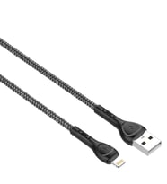 LDNIO Hızlı Şarj Kablosu 2 Metre Lightning-LS482 (Gri)