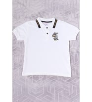 ERKEK ÇOCUK TSHİRT POLO YAKA A7 (Krem)