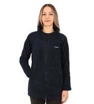 Kadın Polar Reglan Kol Ceket - Zenobya (Lacivert)