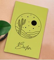 BK Gift Kişiye Özel İsimli Sert Kapaklı Sarı Defter, Arkadaşa Hediye, Yeni İş Hediyesi, Anı Defteri, Doğum Günü Hediyesi (Model 5)