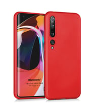 Matte Silicone Xiaomi Mi 10 Pro Kılıf (Kırmızı)