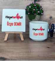 Fizyoterapist Hediye Seti Kupa Bardak T Kulplu ve Dekoratif Taş Tıp Bayramı Hediyesi (Model 2)