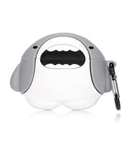 Microsonic AirPods Pro 2.Nesil Kılıf Cartoon Figürlü Silikon Crtn-Fgr-Avcd (Beyaz-Gri)