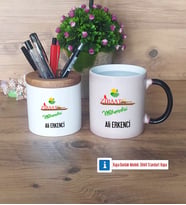 Ziraat Mühendisi Kalemlik, Kupa Bardak T Kişiye Özel Hediye (Model 3)