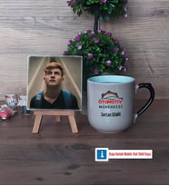 Otomotiv Mühendisi Fotoğraflı Dekoratif Taş, Kupa Bardak Beyaz Hediye (Model 10)