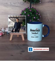 Anestezi Teknikeri Fotoğraflı Dekoratif Taş, Kupa Bardak Beyaz Hediye (Model 3)