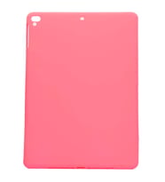 Apple iPad 9.7 2017 Kılıf Kamera Çıkıntılı Soft Tablet Silikon (Pembe)